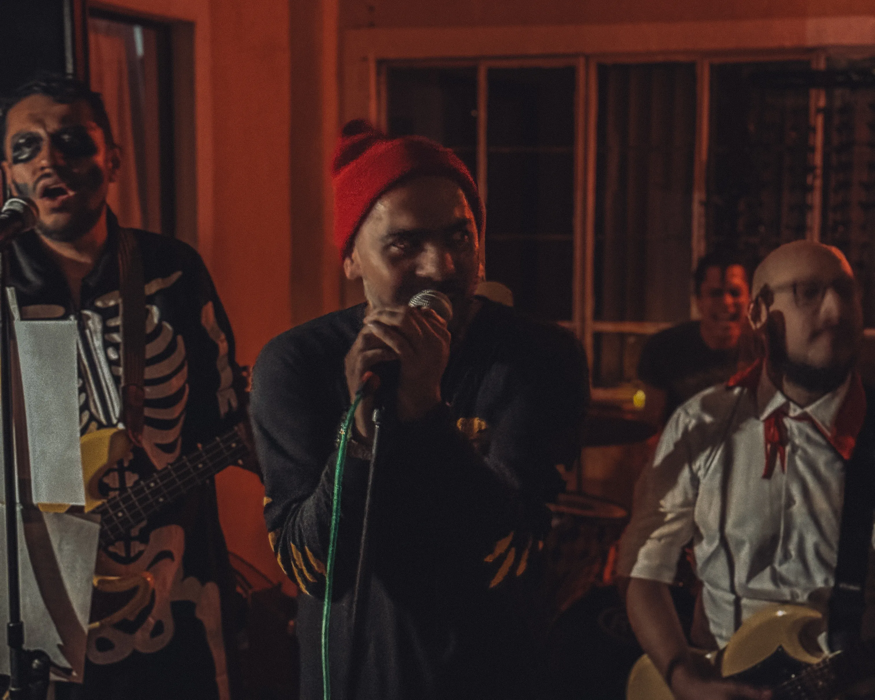 This is a photo of me singing with the original Mismis